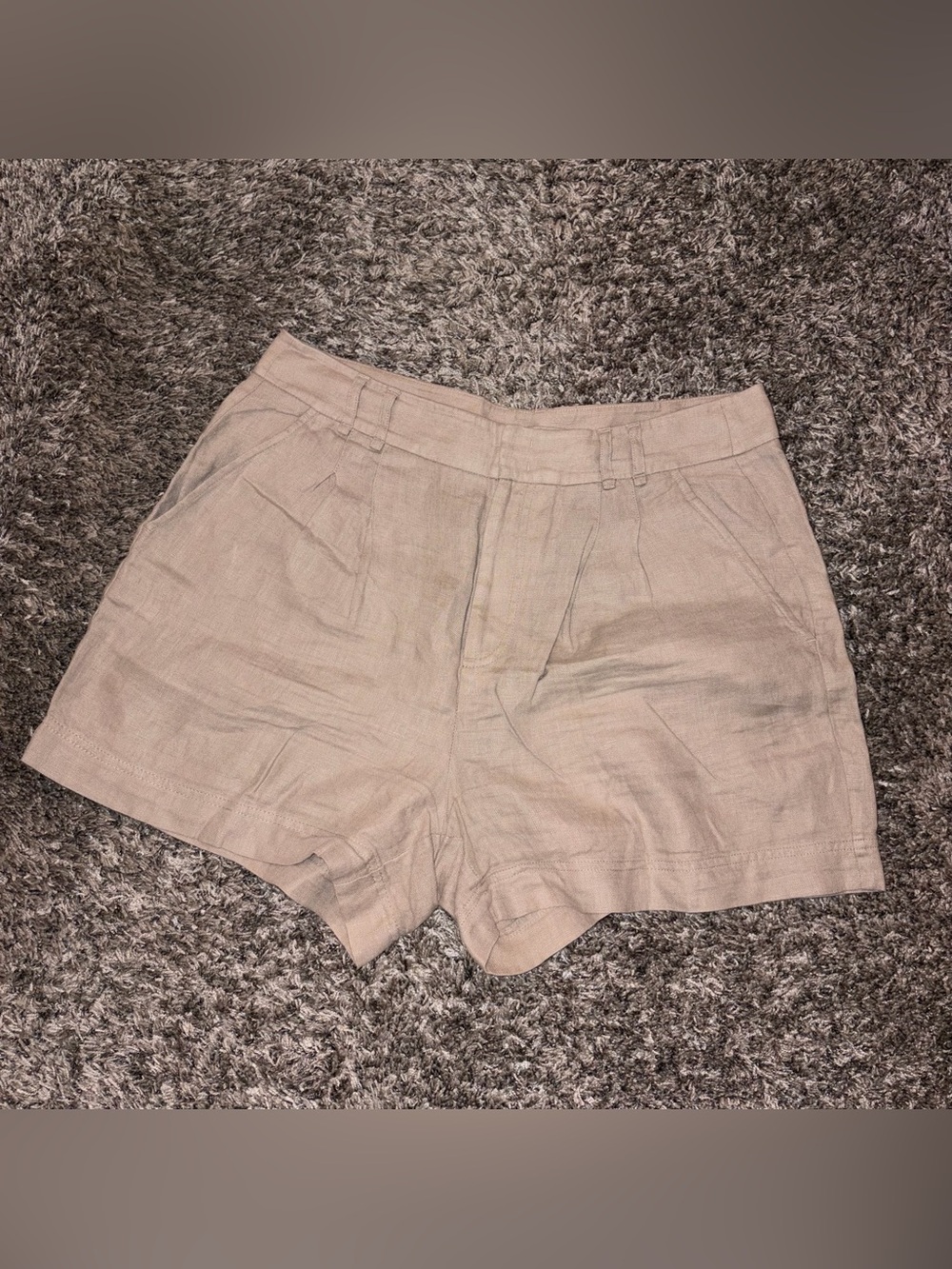 Free People Chelsea Linen Shorts 10 - Picture 4 of 7